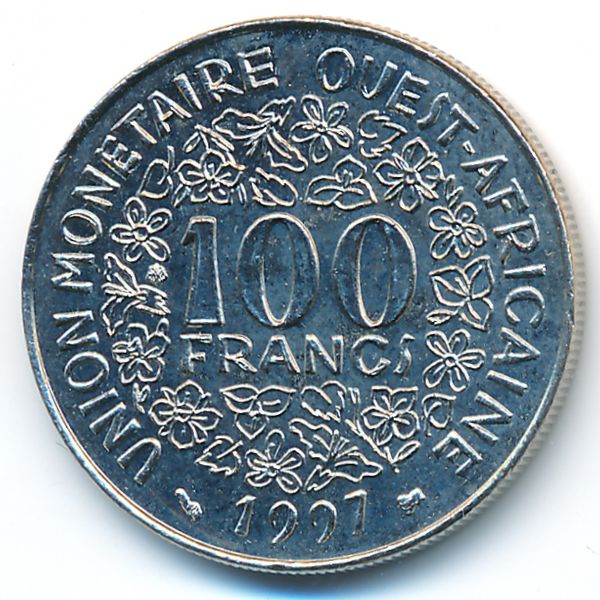 Западная Африка, 100 франков (1997 г.)