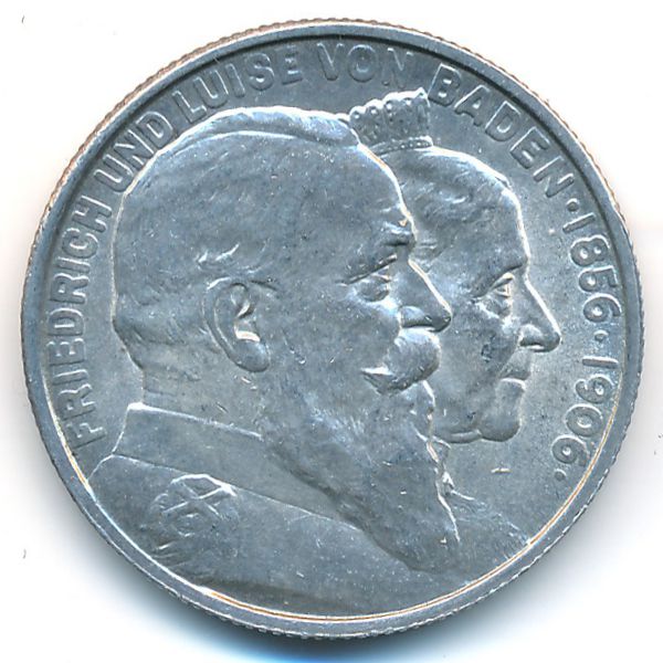Баден, 2 марки (1906 г.)