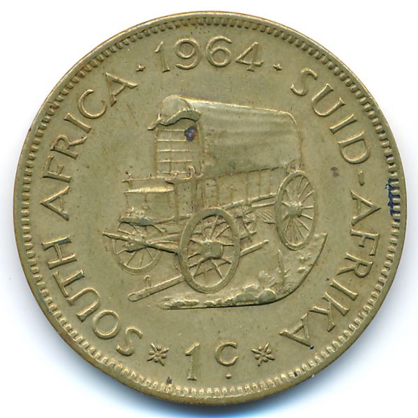 ЮАР, 1 цент (1964 г.)