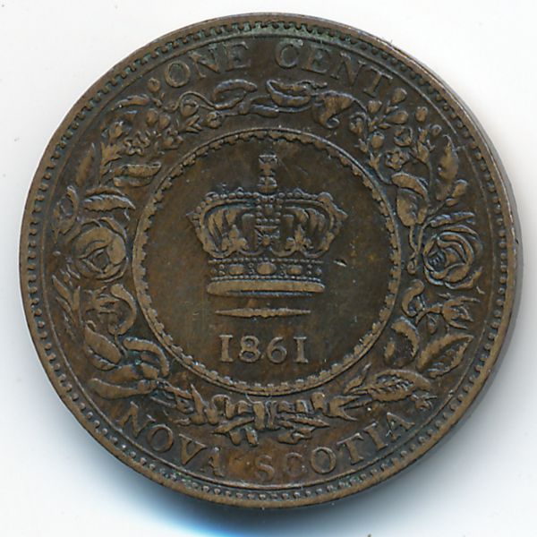 Новая Шотландия, 1 цент (1861 г.)