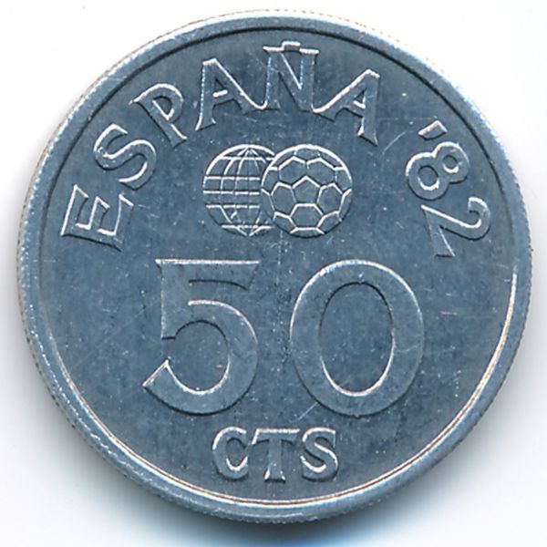 Испания, 50 сентимо (1980 г.)