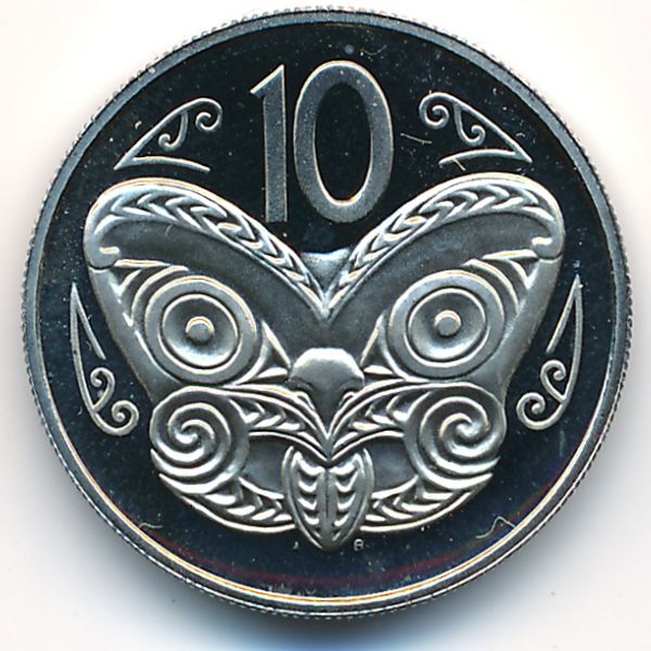 Новая Зеландия, 10 центов (1977 г.)