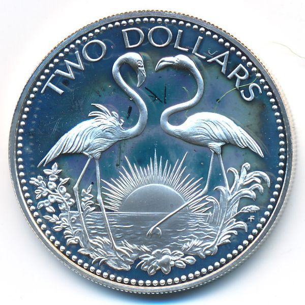 Багамские острова, 2 доллара (1974 г.)