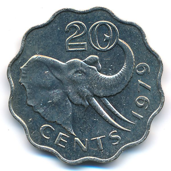 Свазиленд, 20 центов (1979 г.)