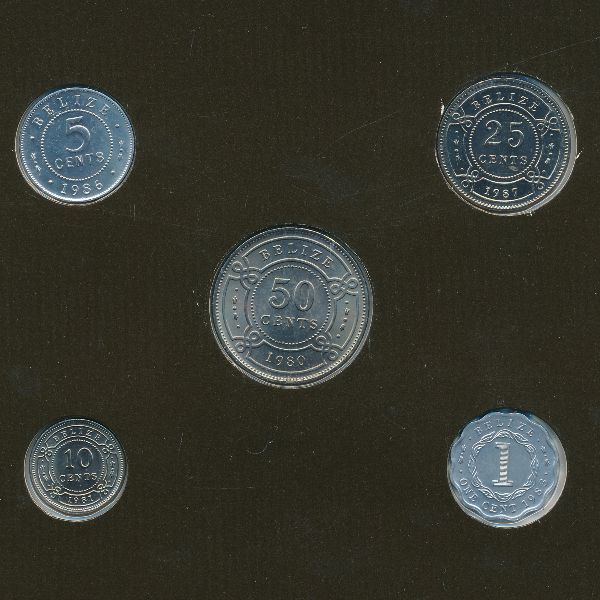 Belize, Набор монет