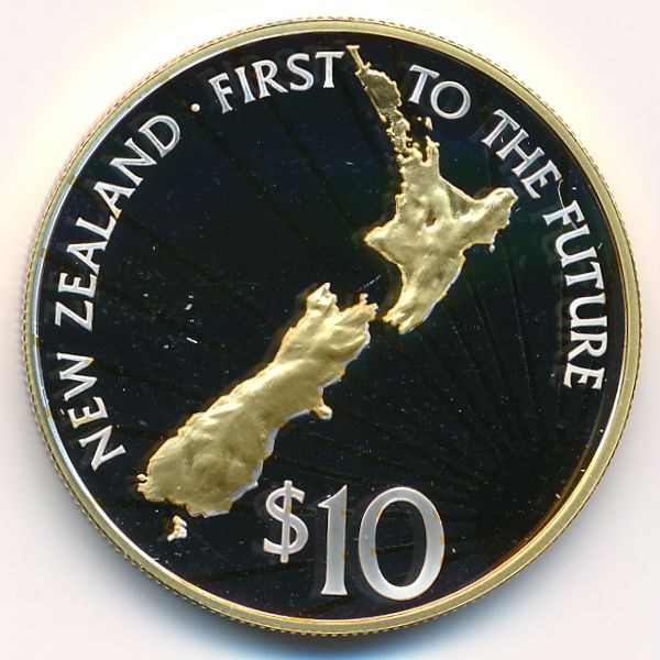 Новая Зеландия, 10 долларов (2000 г.)