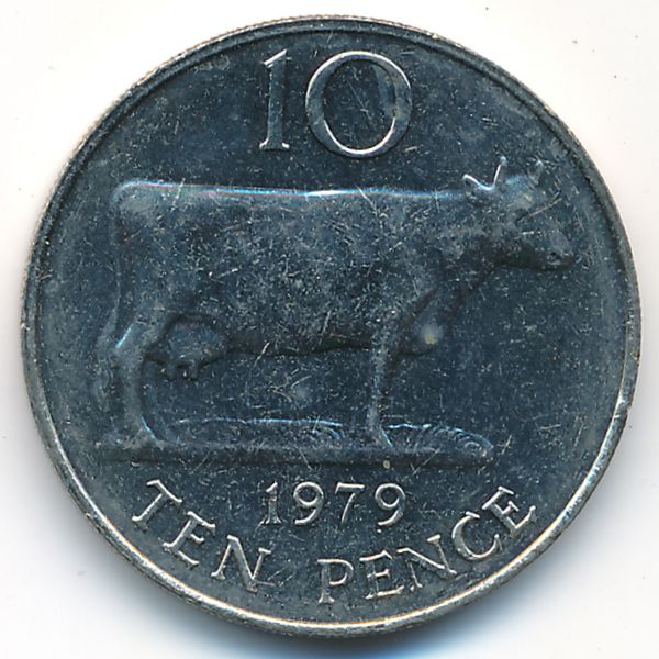Гернси, 10 пенсов (1979 г.)
