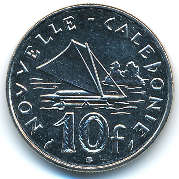 Новая Каледония, 10 франков (1986 г.)