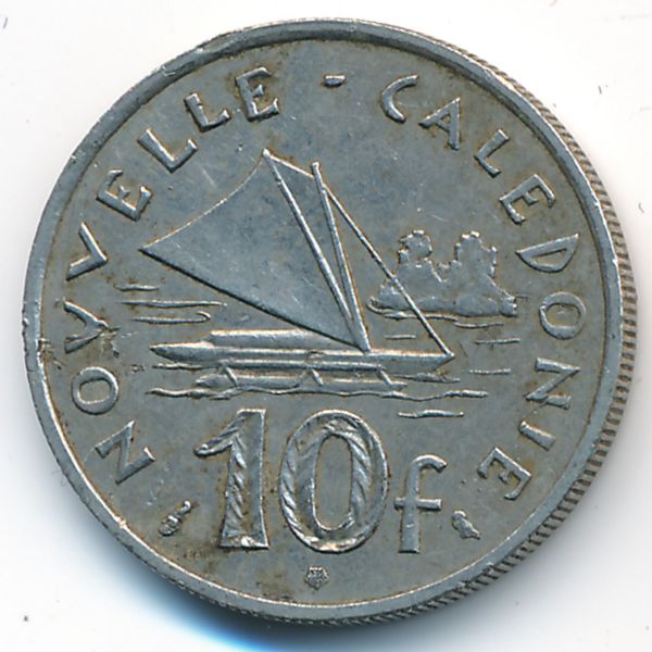 Новая Каледония, 10 франков (1967 г.)