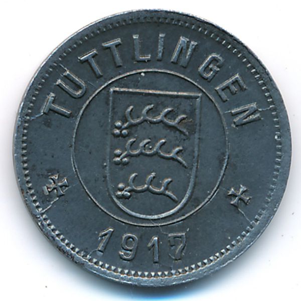 Тутлинген., 10 пфеннигов (1917 г.)