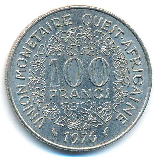 Западная Африка, 100 франков (1976 г.)