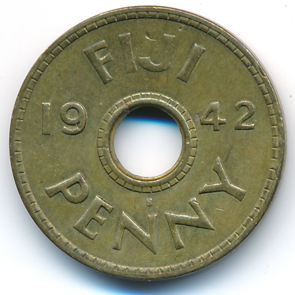 Фиджи, 1 пенни (1942 г.)