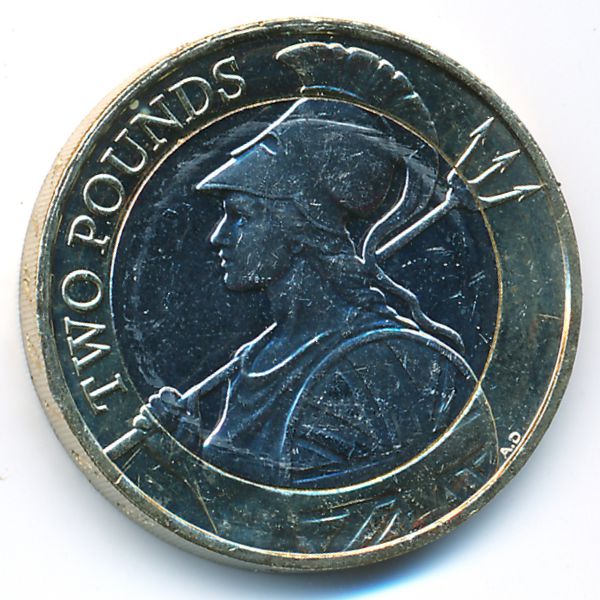 Великобритания, 2 фунта (2015 г.)