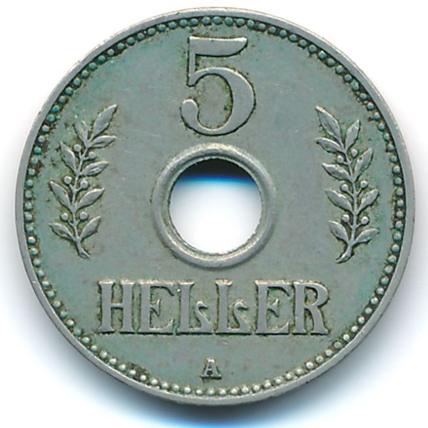 Немецкая Африка, 5 геллеров (1913 г.)