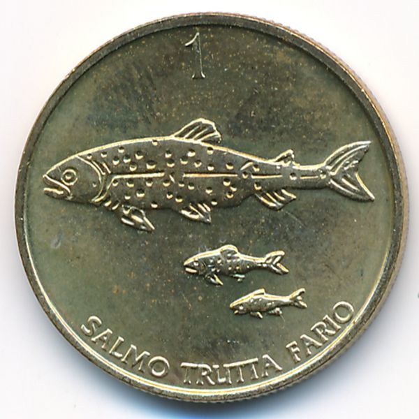 Словения, 1 толар (1992 г.)