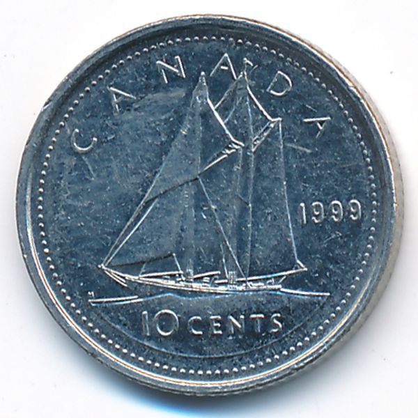 Канада, 10 центов (1999 г.)