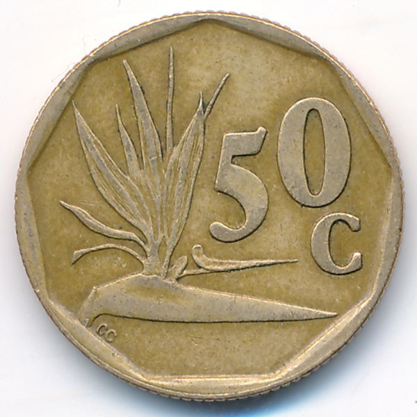 ЮАР, 50 центов (1992 г.)