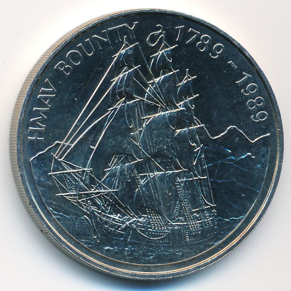 Острова Питкэрн, 1 доллар (1989 г.)