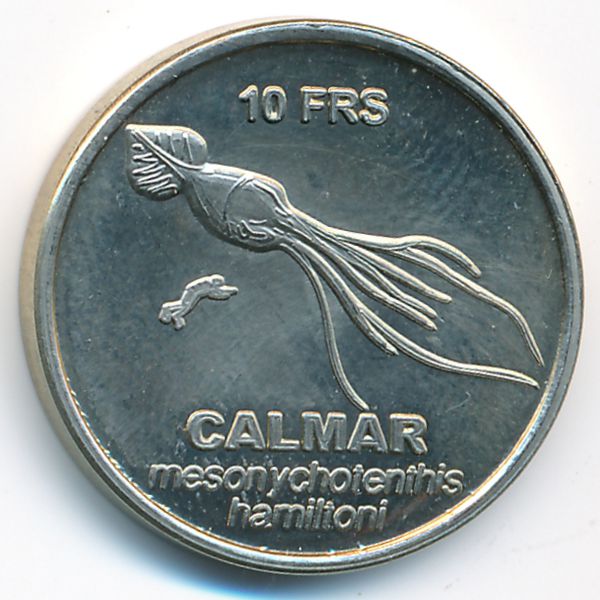 Французские Южные и Антарктические Территории., 10 франков (2011 г.)