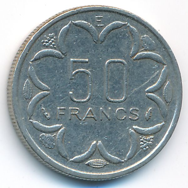 Центральная Африка, 50 франков (1986 г.)