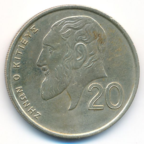 Кипр, 20 центов (1990 г.)