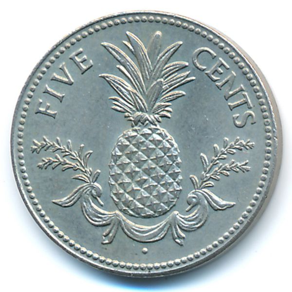 Багамские острова, 5 центов (1975 г.)