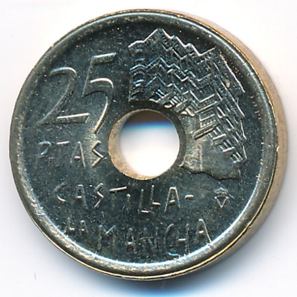 Испания, 25 песет (1996 г.)