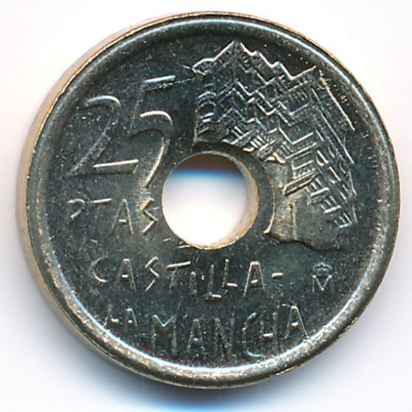 Испания, 25 песет (1996 г.)