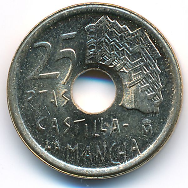 Испания, 25 песет (1996 г.)