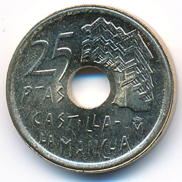 Испания, 25 песет (1996 г.)