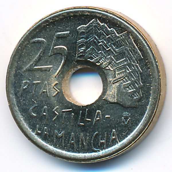 Испания, 25 песет (1996 г.)