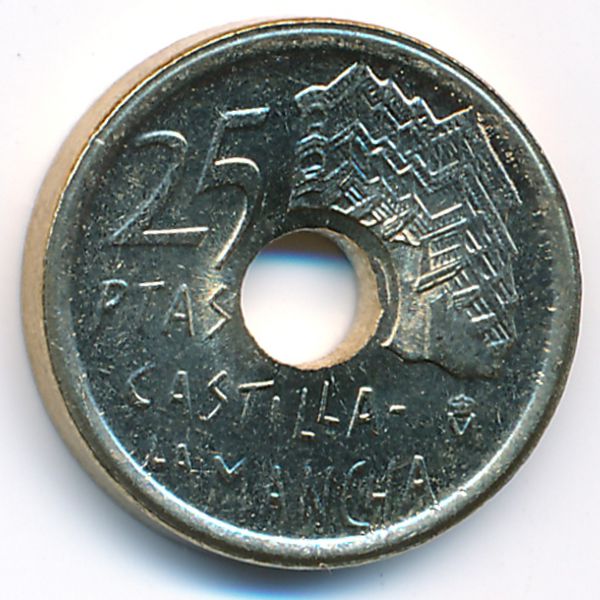 Испания, 25 песет (1996 г.)