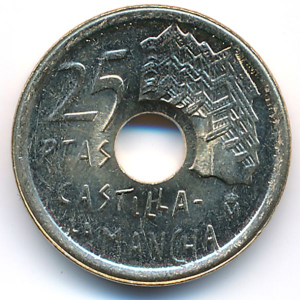 Испания, 25 песет (1996 г.)