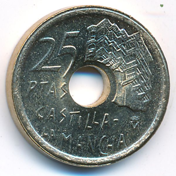 Испания, 25 песет (1996 г.)