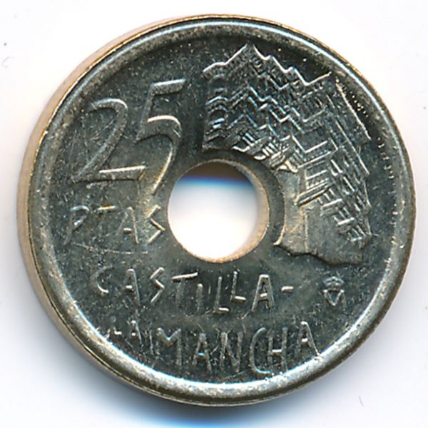 Испания, 25 песет (1996 г.)