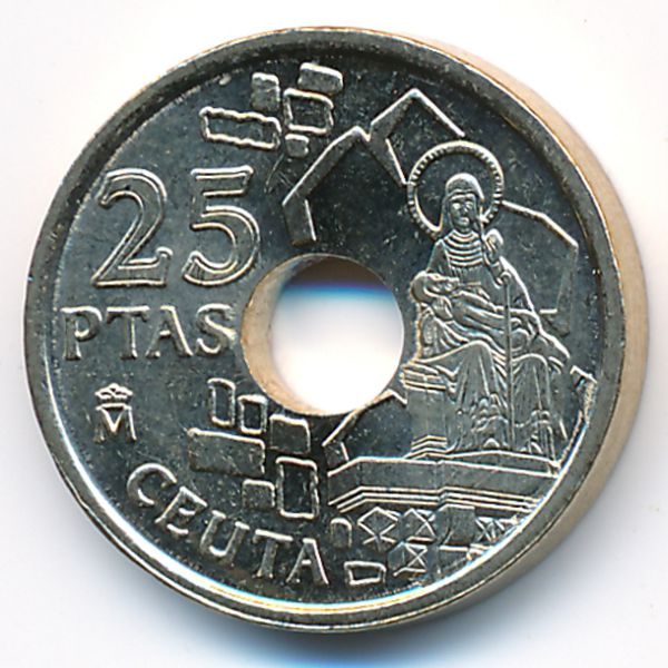 Испания, 25 песет (1998 г.)