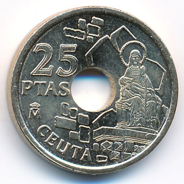 Испания, 25 песет (1998 г.)