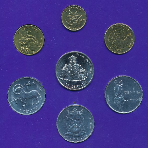 Андорра, Набор монет (2002 г.)