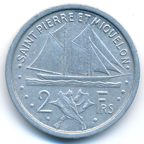 Сен-Пьер и Микелон, 2 франка (1948 г.)