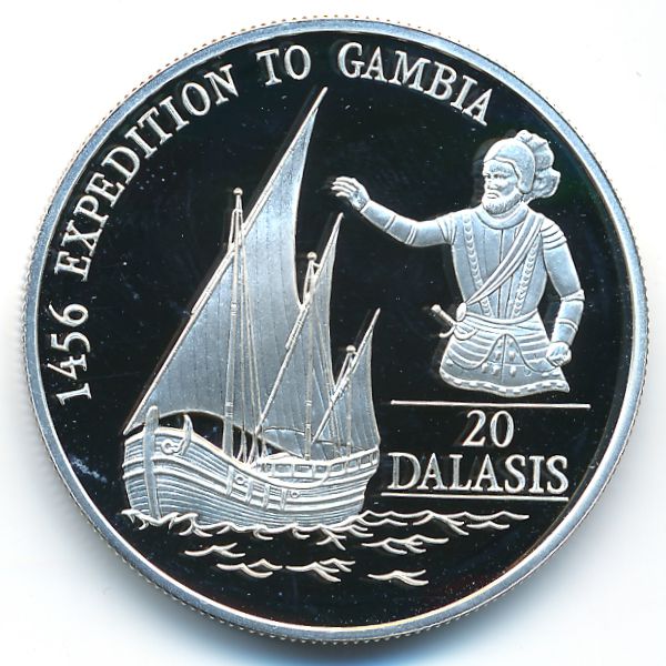 Гамбия, 20 даласи (1993 г.)