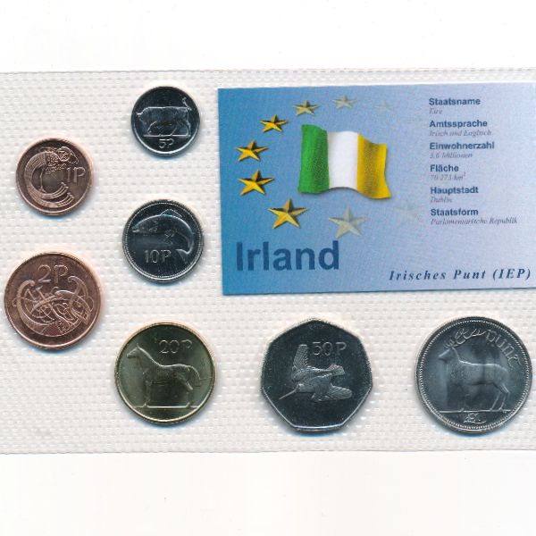 Ирландия, Набор монет