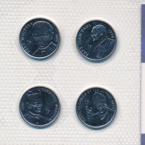 Конго, Демократическая республика, Набор монет (2004 г.)