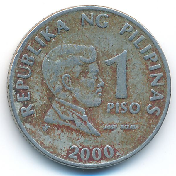 Филиппины, 1 песо (2000 г.)