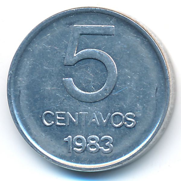 Аргентина, 5 сентаво (1983 г.)