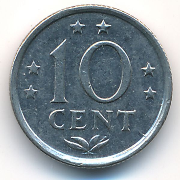 Антильские острова, 10 центов (1970 г.)