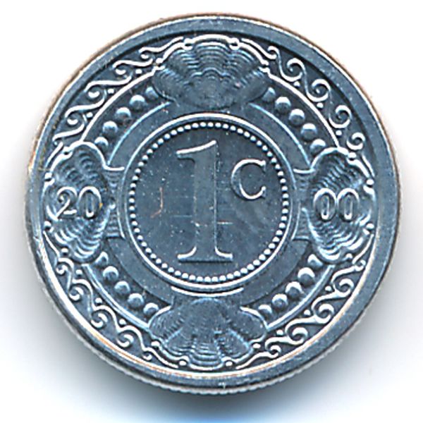 Антильские острова, 1 цент (2000 г.)