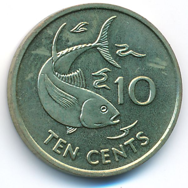 Сейшелы, 10 центов (2007 г.)
