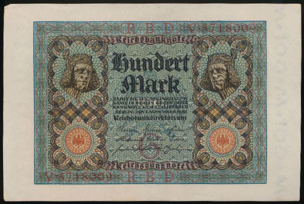 Берлин., 100 марок (1920 г.)