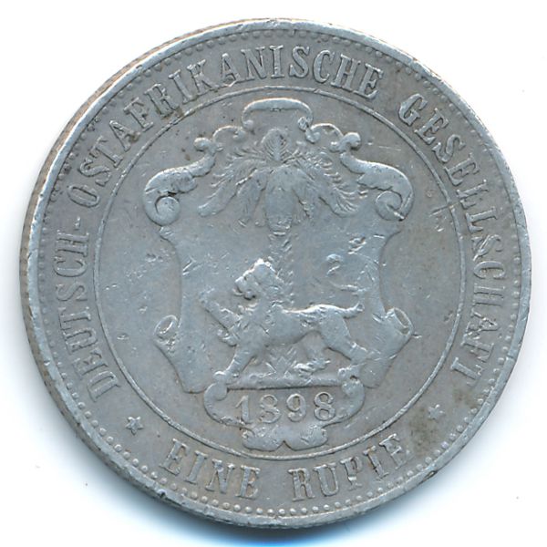 Немецкая Африка, 1 рупия (1898 г.)