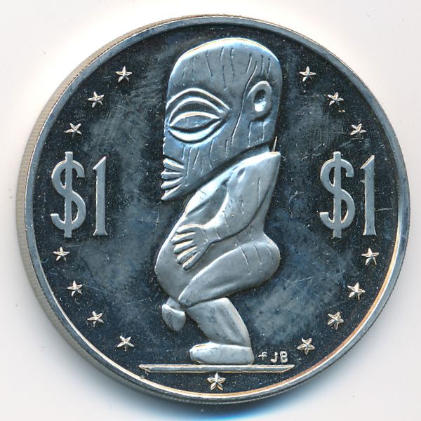 Острова Кука, 1 доллар (1976 г.)